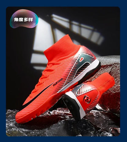 Men Soccer Shoes Society Professional Soccer Cleats Adult Fast Turf Training Football Shoes Outdoor Futsal Football Field Boots