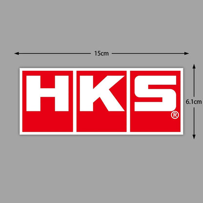 Para Adesivo HKS JDM Decalques de Corrida Moto Scooter Janela Automotiva Para-choque Decoração de Carro Acessórios Modificados ADVAN