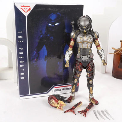 Filme Clássico NECA Ultimate Series Predador 7" Caçador da Selva vs Ovos Alienígenas PVC Boneco Articulado Colecionável