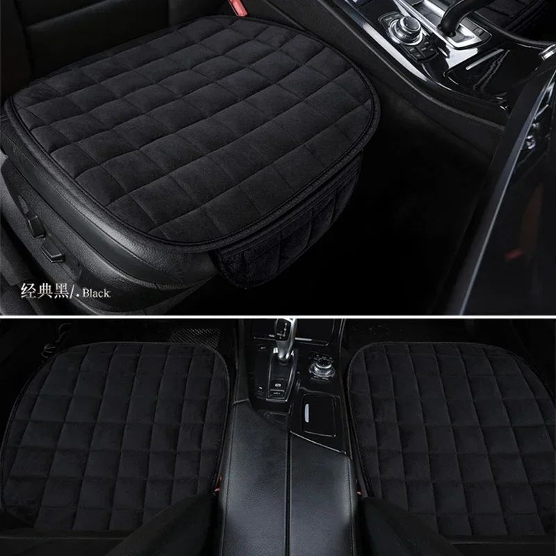 Capa de Assento de Carro de Inverno Almofada Quente Antiderrapante Universal Dianteira para Cadeira Almofada Respirável para Veículo Automóvel Protetor de Carro