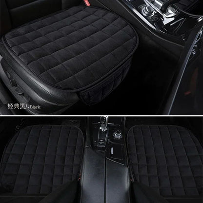 Capa de Assento de Carro de Inverno Almofada Quente Antiderrapante Universal Dianteira para Cadeira Almofada Respirável para Veículo Automóvel Protetor de Carro