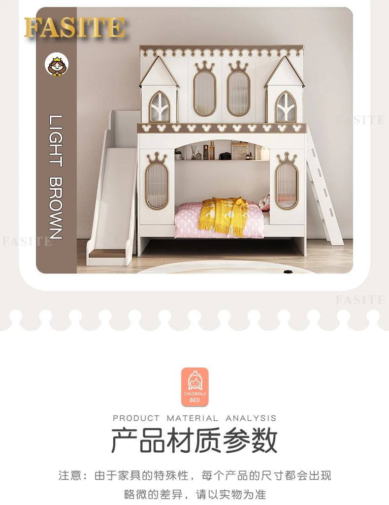 Cama de princesa castelo, cama infantil, quarto de menina, cama de casal, buraco de árvore, madeira maciça