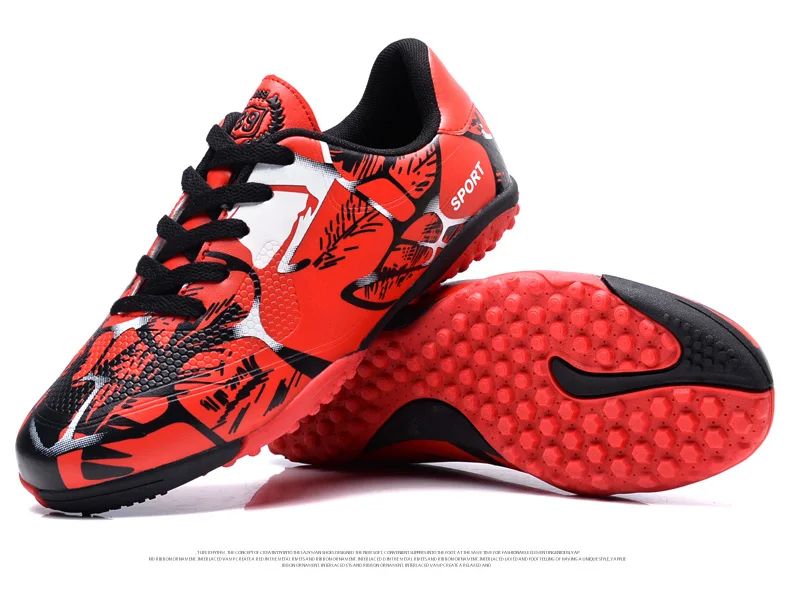 Professional Kids Soccer Shoes Men Original Football Shoes Indoor Society Cleats Football Field Boots TF/AG Fast Match Sneaker
