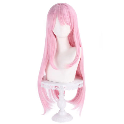 Aoi Love Wigs Cosplay Anime 75cm Pink Long Halloween Party Cosplay Wigs Heat Resistant Synthetic Hair
