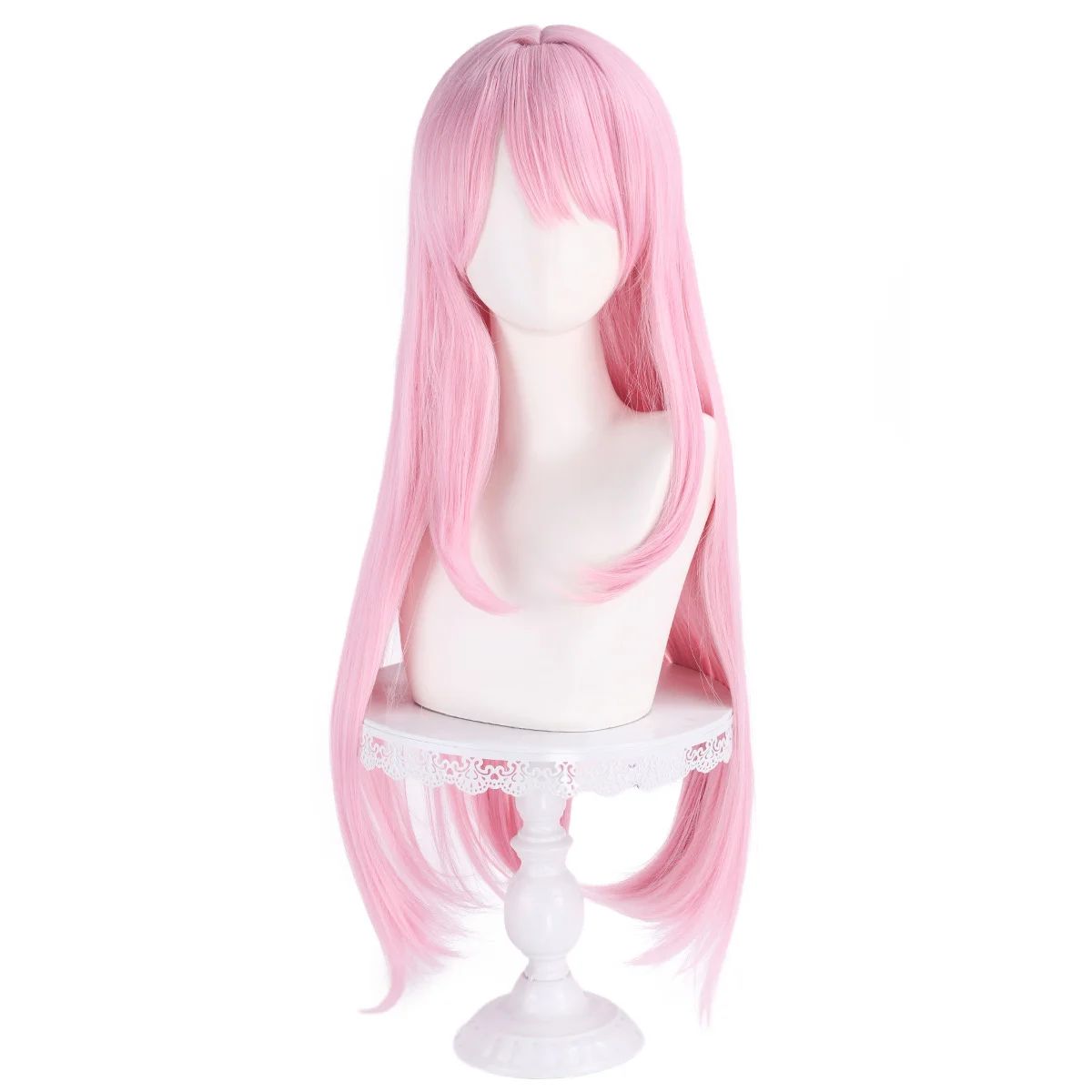 Aoi Love Wigs Cosplay Anime 75cm Pink Long Halloween Party Cosplay Wigs Heat Resistant Synthetic Hair