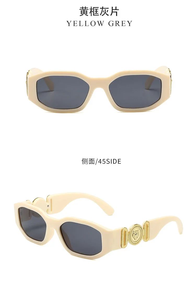 New Retro Irregular Square Sunglasses for Women Men Fashion Designer Small Frame Sun Glasses Trending Product Shades UV400