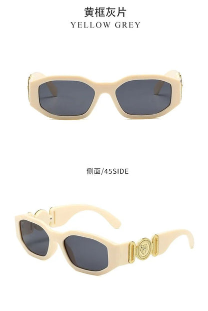 New Retro Irregular Square Sunglasses for Women Men Fashion Designer Small Frame Sun Glasses Trending Product Shades UV400