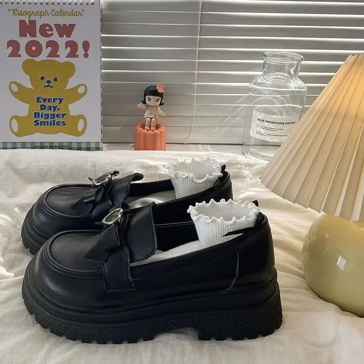 Sapatos Femininos de Salto Alto Mary Jane Loafers Lolita Sapatos de Vestir Femininos Designer Feminino Outono Primavera Novas Bombas Zapatillas