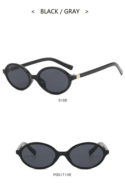 Sexy Small Oval Leopard Sunglasses Women Lovely Ins No Makeup Plain Glasses Frame Eyewear Cute Decorative Computer Glasses Men