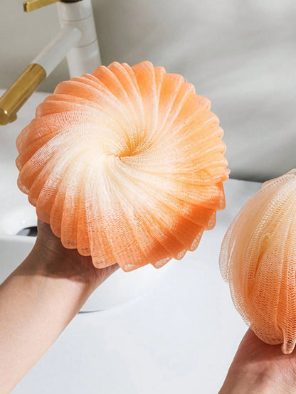 1pc Shower Mesh Foaming Sponge Balls Soft Body Scrub Exfoliating Skin Back Brush Cleaner for Bath Bubble Ball Bath Accessories