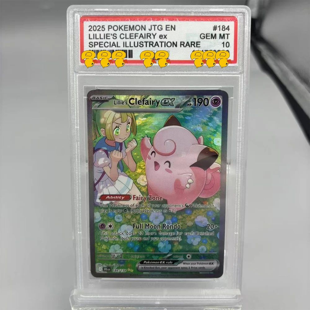 DIY PTCG Rating Card Collection Card 2021 SWSH FA/RAYQUAZA V MEWTWO ex Copy 10Points Rating Card Anime Game Gift