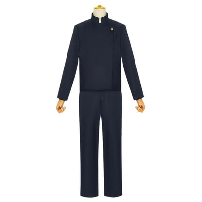 Gojo Satoru Cosplay Costumes pour hommes, Anime  iforme de lycée, Perruque trempée, Costume d'Halloween, Vêtements pour adultes