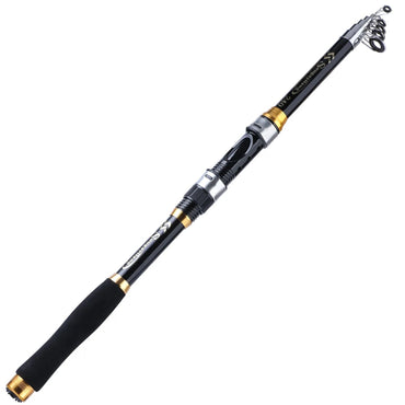 Sougayilang 4 Cores Vara de Pesca Telescópica 1,8m-2,7m Fibra de Vidro Cabo EVA Carpa Vara de Pesca Spinning Peso de Pesca 4,5kg