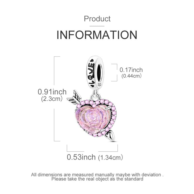 Pingente Charm Libélula Tema Primavera Prata Esterlina 925 Borboleta Flor Pendente Compatível com Bracelete Colar Joias DIY