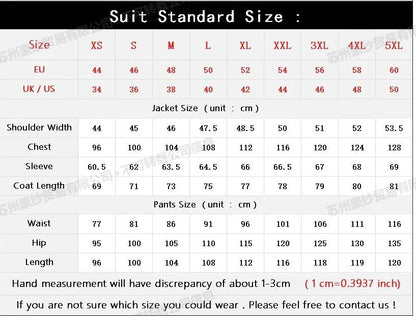 Men's Double-Breasted Suit Set,Business Formal Suit with Pants, Classic 6-Button Design