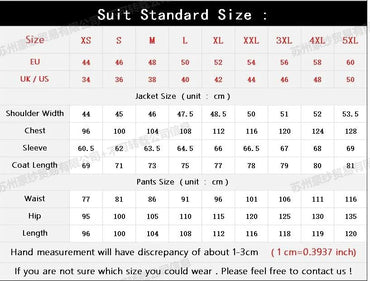 Men's Double-Breasted Suit Set,Business Formal Suit with Pants, Classic 6-Button Design