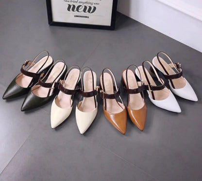 Women's Shoes Trend 2024 Shoe Genuine Leather Medium Heel Block Heels Mirror Luxury Designer Chunky Sandals Ladies Sexy Sandal