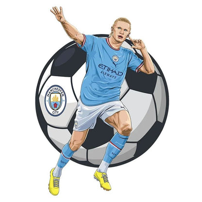 irregular Football Star Wooden Jigsaw Sports Stars Puzzle for Kids Adults Educational Fabulous Gift 300 Pcs DIY Puzzle Toys