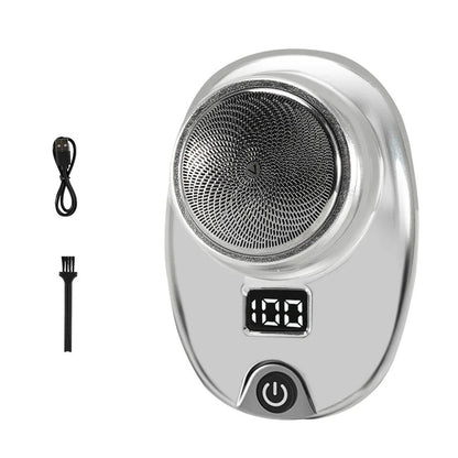 Portable Mini Electric Rechargeable Shaver Digital Power Display Mens Razor Waterproof Cordless Razor Beard Shaver for Face Body