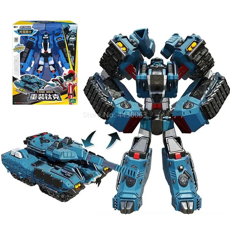 Galaxy Detectives Tobot Carro de Transformação Robô Brinquedo Coreia Desenhos Animados Irmãos Anime Tobot Deformação Tanque Carro Brinquedos Presente
