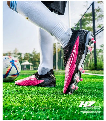 Society Cleats Men Soccer Shoes Professional Boys Football Boots Indoor Original Football Field Boots Sneakers Training Fast