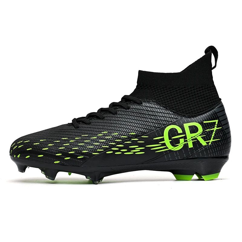 New Men Soccer Shoes High-top Futsal Cleats Sneakers Football Boots Grass High-quality Non-Slip Match Indoor Hot-selling FG/TF
