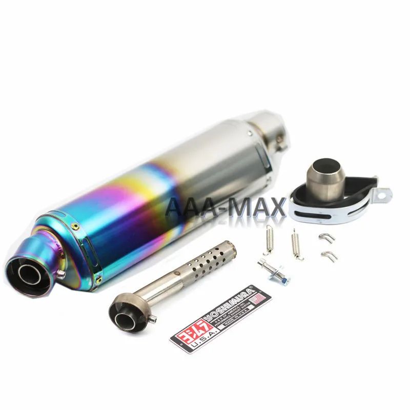38-51MM Universal Yoshimura Motorcycle Exhaust Escape Muffler DB Killer Moto Pipe Motorbike 100cc-1000cc CRF230  ATV GP Scooter