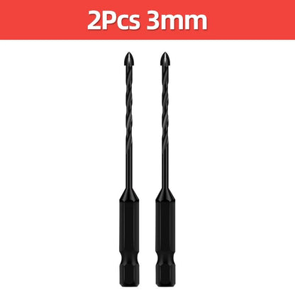 Cross Hex Tile Drill Bit For Glass Concrete Ceramic Tile Hole Opener Tunsten Carbide Hard Alloy Bits Set Tools 3 4 5 6 8 10 12mm