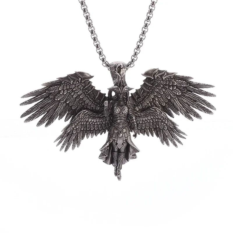 Colar Pingente Ceifador da Morte Gótico Misterioso Diabo Masculino Personalidade Punk Retro Halloween Joias da Moda