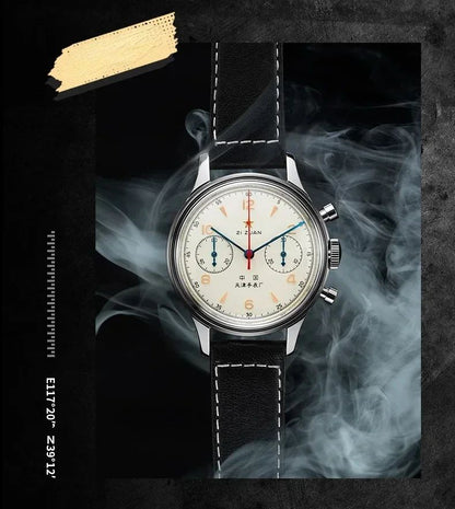 Men's watches 1963 pilot automatic watch 42mm waterproof retro quartz chronograph vintage dress watch