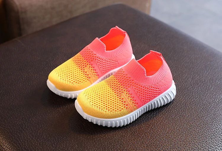 Children Shoes Soft Breathable Mesh Kids Sneakers Spring Autumn Boys Girls Casual Sport Shoes School Toddler Slip-on Shoes