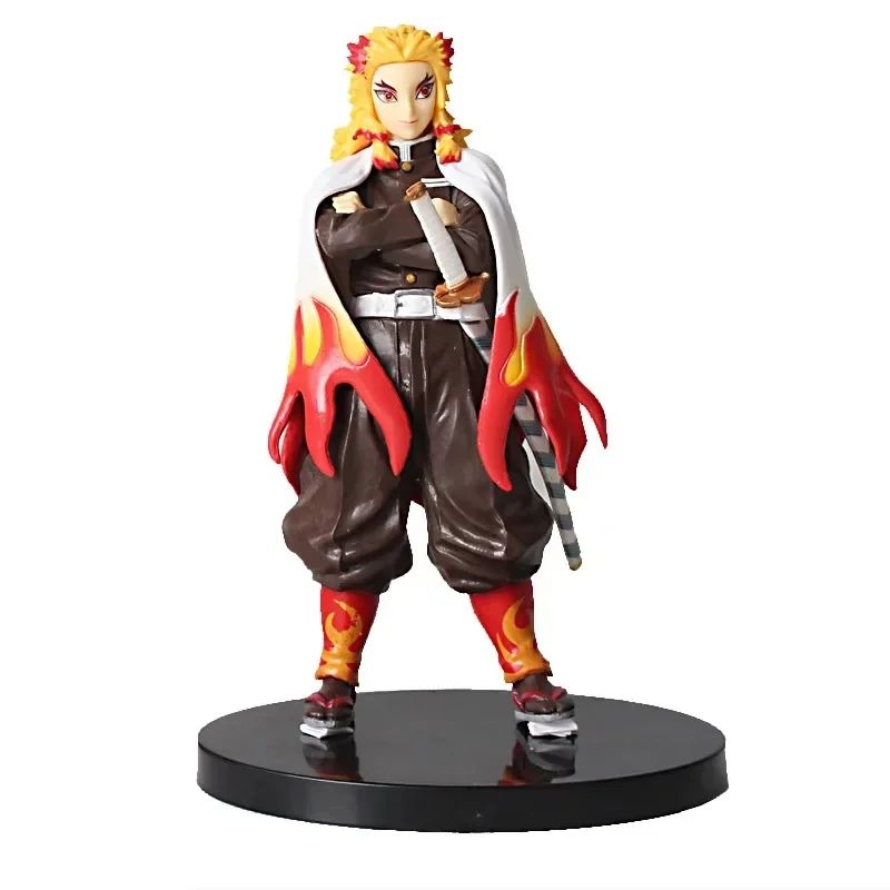 Boneco de Anime Demon Slayer Kimetsu No Yaiba Tanjiro Nezuko Zenitsu Figurine Inosuke Guerreiro Bonecos de Ação Colecionáveis Brinquedo Modelo