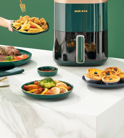 220V AUX Air Fryer and Oven Combo: Multifunctional, Fully Automatic, No Oil Technology, Easy-to-clean AF