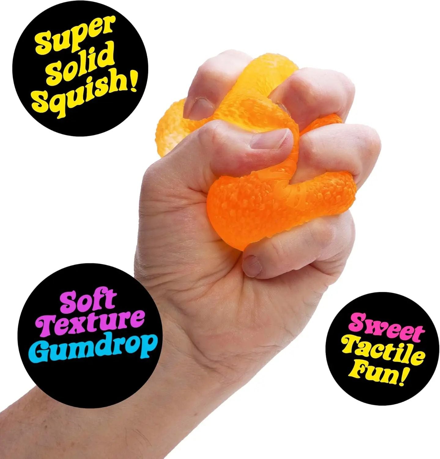 Mini Candy Plastic Pinching and Stress Relief Tool Maltose Pinching Stress Relief Toy Soft, Skin Friendly,Durable Party Favors