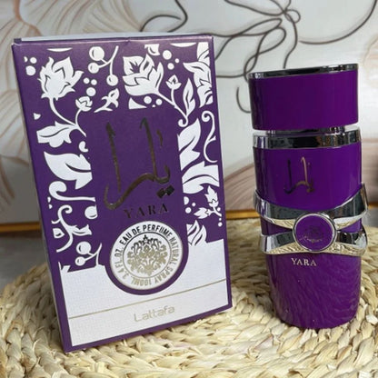 Yara by Lattafa Perfumes | Eau De Parfum - 100ml (3.4 fl oz) For Unisex NEW Long-Lasting Floral Scent Best Valentine's Day Gif