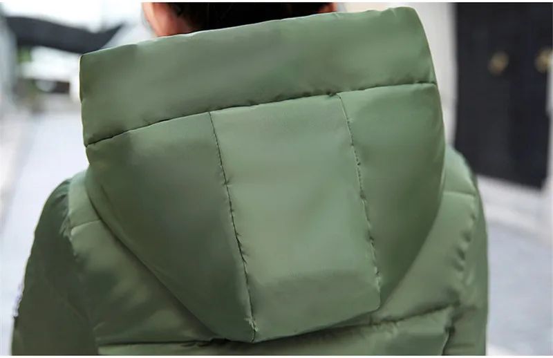 2025 New Winter Parkas Women Jacket Hooded Thick Warm Short Jacket Cotton Padded Parka Basic Coat Female Outerwear 5XL