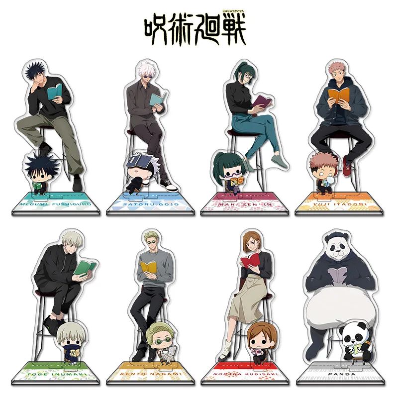 Anime Jujutsu Kaisen Acrylic Stand Gojo Satoru Figures Miniatures Manga Figurines Garage Kits Model Toys GK Ornaments Decoration