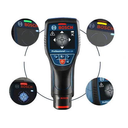 Detector de metais Bosch D-tect 120 Professional Scanner intuitivo de radar Para quase todos os materiais Detector de parede de alta precisão
