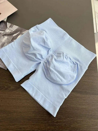 Oner Active Effortless Wome Seamless Shorts Yoga Shorts Silicone Printed Sport Shorts Low Ribbed Band Scrunch Butt Shorts