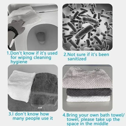 1/2/5PCS Disposable Towel Bath Towel Lndividually Packaged Clean Hygienic Disposable Towel Thickened Cotton Portable Travel