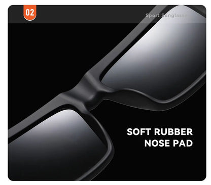 KAENON Fashion Square Versatile Polarized Sunglasses Men Women Sports Fishing Driving Sun Glasses UV400 Eyewear