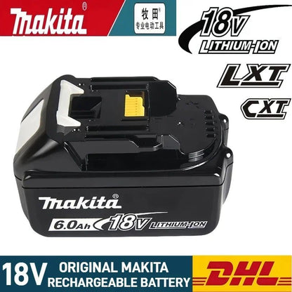 Bateria 100% Original para Makita 18V 6.0Ah Recarregável para Ferramentas Elétricas Makita 18V BL1830 BL1830B BL1840 BL1840B BL1850 BL1850B