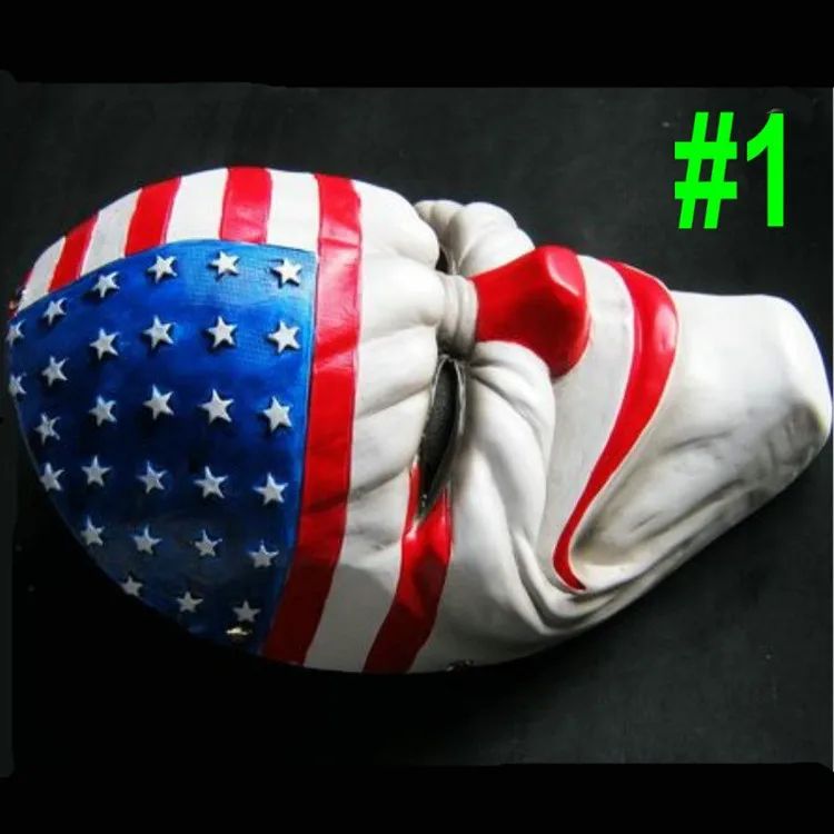 Scary Clown Mask Payday 2 US Flag Clown Masks Masquerade Carnival Party Mask Horrible Funny Pay Day Mask Halloween Prop Supplies