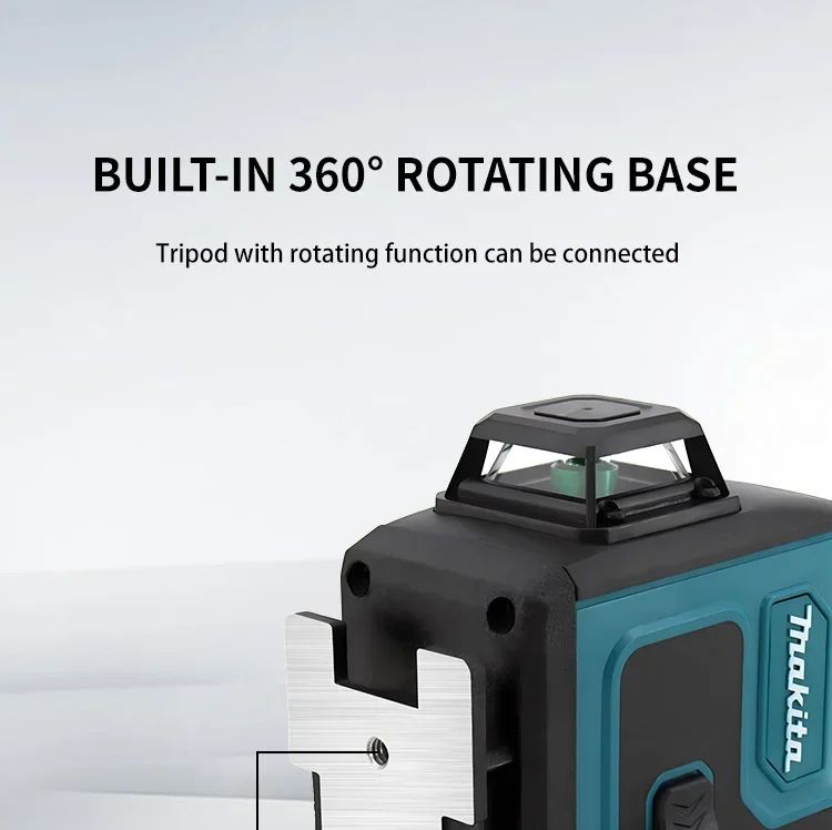 Nível a Laser Makita 16 Linhas Profissional Horizontal Vertical Laser Verde Automático 360° Autonivelante Nível a Laser Ferramentas de Construção