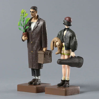 2pcs The Professional Leon Mathilda PVC Figure Toy Statue Doll Gift