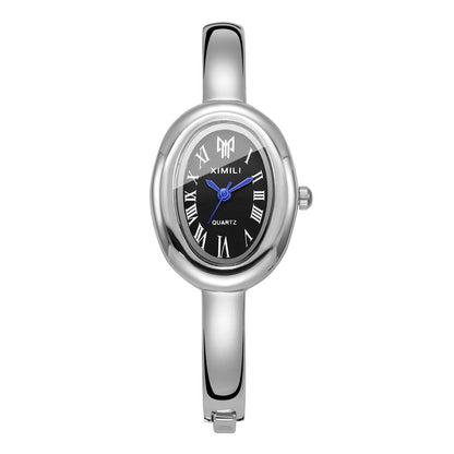 Elegant Oval Dial Women Bracelet Watch Fashion Ladies Quartz Wristwatch Reloj Mujer Girls Clock Gift