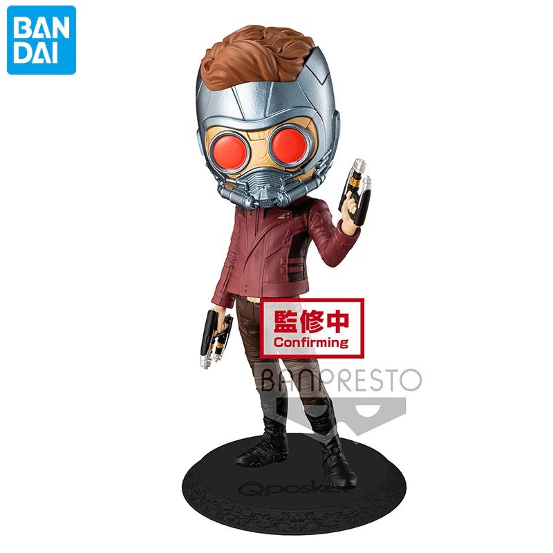 BANDAI Original Banpresto Qposket Marvel Vingadores Homem de Ferro Capitão América Loki Thor Figuras Colecionáveis