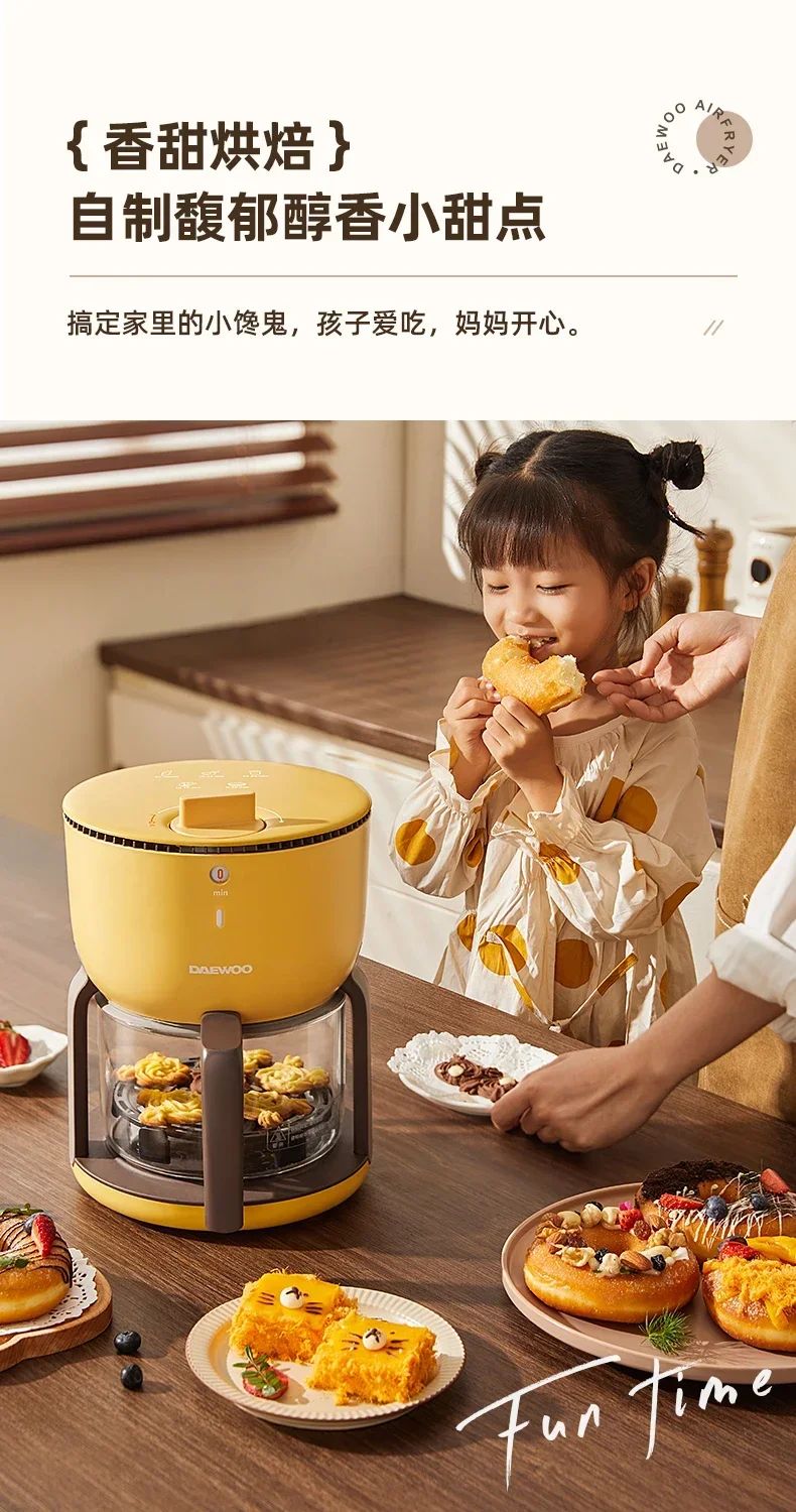 220V Upgrade Your Cooking Experience with Air Fryer: Smart, Multi-functional, and Convenient AM
