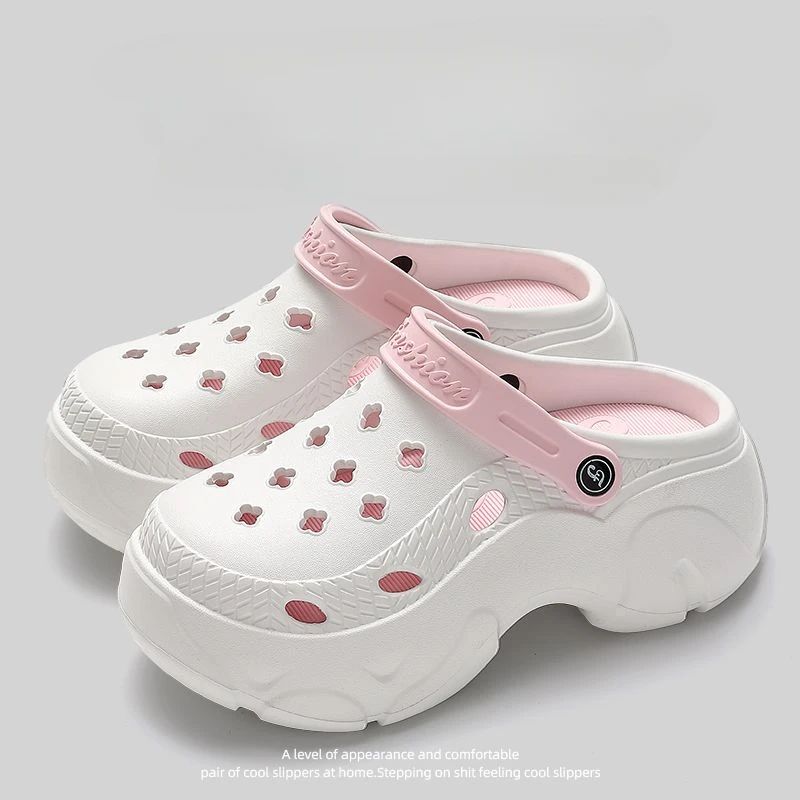Chunky Platform Clogs Sandals Women 2025 Summer Soft Thick Bottom Beach Garden Shoes Woman Slide Non Slip Eva Wedge Slippers