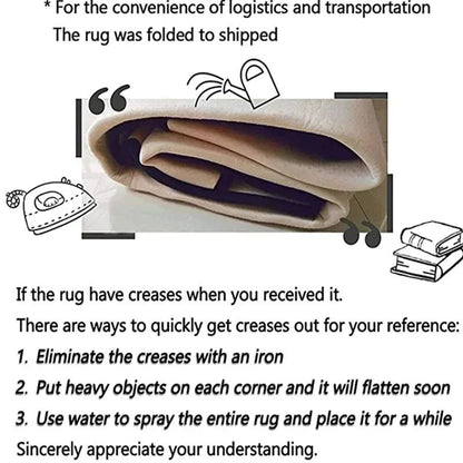 MINISO small T-Tears carpet Anti-Slip Kitchen Bedroom fashion D-Denim Handmade Tufted Rug Luxury Living Room Entrance Decoration